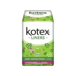 Kotex Fresh Longer & Wider Pantyliner Betel Leaf - 32 Pads - Image 2