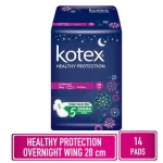 Kotex Overnight Healthy Protection Wing 14 Pads