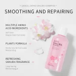LAIKOU Japanese Sakura Shampoo Repair Damaged Hair - 100ml - Image 2