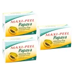 Maxi Peel Papaya Whitening Soap - 3Pcs × 135g (Offer) - Image 2