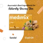 Medimix Ayurvedic Natural Sandal With Eladi Oil Soap - 125g - Image 3