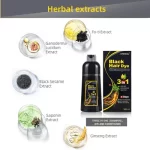 Meidu Hair Dye Shampoo 3 in 1 (2.0 Natural Black) - 500ml - Image 3