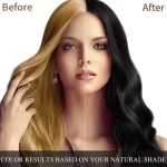 Meidu Hair Dye Shampoo 3 in 1 (2.0 Natural Black) - 500ml - Image 6