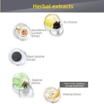 Meidu Hair Dye Shampoo 3 in 1 (Dark Brown) - 500ml - Image 5