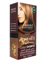 Mokeru Protein Queen Argan Oil Hair Color Shampoo - 500ml - Image 4