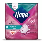 Nana Goodnight Ultra Thin Large Sanitary Pads With Wings - 8 Pads - Image 2