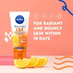 NIVEA Body Lotion Vitamin C & E Natural Glow Orange Scent - 180ml - Image 2
