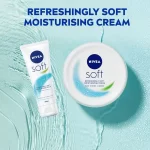 Nivea Soft Moisturizing Cream With Jojoba Oil & Vitamin E - 75ml - Image 7