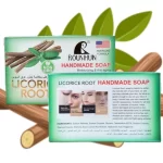 Roushun Whitening & Anti Wrinkle Licorice Root Soap - 135g - Image 2
