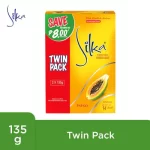 Silka Skin Whitening Soap Papaya Twin Pack - 2 x 135g