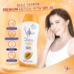 Silka Whitening Lotion Papaya With Milk & honey SPF30 - 200ml - Image 3