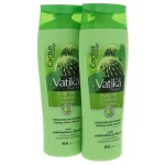 Vatika Cactus And Gergir Hair Fall Control Shampoo 2 x 400ml