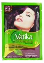 Vatika Henna Hair color 3.16, Plum Prune Value Pack