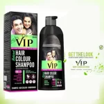 VIP Black Shampoo Hair Color - 180ml - Image 2