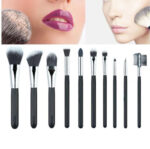 10 Pcs Makeup Brushes Set Foundation with Bag