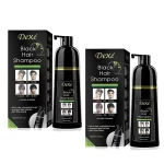 Dexe Black Hair Shampoo Instant Hair Blackening Dye - 400ml × 2 Pcs - Image 5