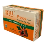 RDL papaya brightening soap with vitamin A, C and E - 4 x 125gm