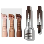 Kiss beauty air cushion eyebrow cream 3pcs color set (Taupe + Auburn + Chocolate) - 1.2ml + 1.2ml + 1.2ml - Image 2