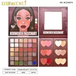 Kevin coco cute 48 color caramel girl makeup palette - Image 3