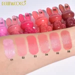 Kevin coco 3-Color Velvet Bunny Cheeks Lip & Cheek Gloss Set - Image 3