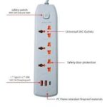 Vital electrical extension cord with 2 USB with 2 mtr wire - Image 2