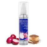 Earthgenix crystal hair serum with red onion & flax seeds oil - 100ml