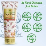 Earthgenix Japanese cherry blossom face wash - 100ml - Image 2