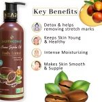 Earthgenix body lotion cocoa jojoba oil - 500ml - Image 3