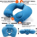 Pictet fino travel neck pillow inflatable & foldable - Image 2