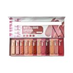 Roseberry vinyl matte liquid lipstick 12pcs set