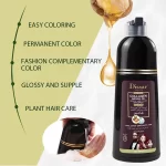Disaar Collagen Argan Oil Speedy Hair Color Burgundy Red Shampoo - 400ml - Image 3