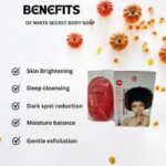 White secret lightening body & face soap 180g - Image 2