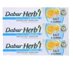 Dabur Herbal Salt Lemon Toothpaste, 3x150g - Image 2