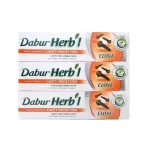 Dabur Herbal Clove Toothpaste, 3x150g