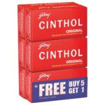 Cinthol original soap - 6 x 100gm