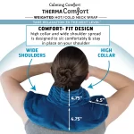 Calming comfort weighted hot/cold neck wrap - Image 2
