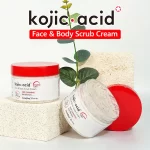 Guanjing Beauty Kojic Acid Face & Body Scrub Cream - 320g