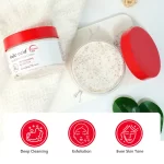 Guanjing Beauty Kojic Acid Face & Body Scrub Cream - 320g - Image 2