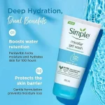 Simple Water Boost Micellar Facial Gel Wash 150 ML - Image 2