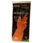 Rose king latex household gloves size M