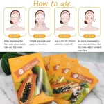 Aichun Beauty Papaya Facial Mask - 3pcs - Image 5