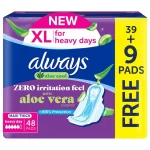 Always Aloe Cool Maxi Thick Sanitary Pads XL - 48Pcs