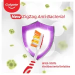 Colgate ZigZag Anti-Bacterial Toothbrush - Soft (Pack of 6) - Image 2