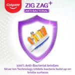 Colgate ZigZag Anti-Bacterial Toothbrush - Soft (Pack of 6) - Image 3