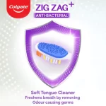 Colgate ZigZag Anti-Bacterial Toothbrush - Soft (Pack of 6) - Image 5