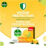 Dettol Fresh Anti-Bacterial Bar Soap 4 × 165g - Image 2