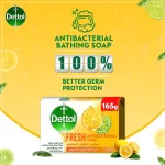 Dettol Fresh Anti-Bacterial Bar Soap 4 × 165g - Image 3