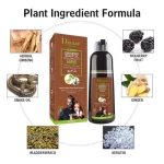 Disaar Organic Brown Hair Care Dye Shampoo 400ml - Brown Color - Image 4