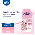 Tender Care Pink Soft Baby Powder - 100g - Image 2