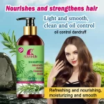 Roushun Rosemary Mint Strenghtening & Anti-Hair Loss Shampoo - 500ml - Image 2